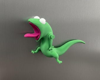 Tom Lizard Magnetic Fridge Magnet 3D Printed Kawaii Fridge Decor Gift