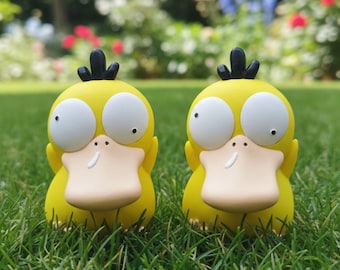 Psyduck Mental State Ornament Funny Pokémon Desktop Decoration - For Birthdays And Holiday Gifts
