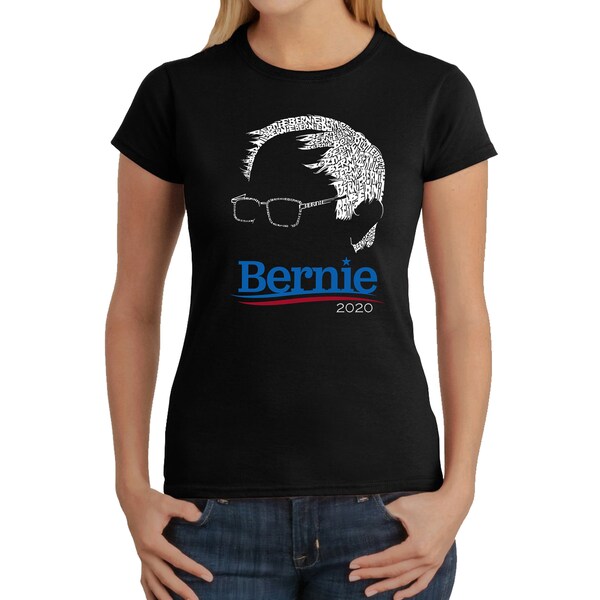 Women's Word Art T-Shirt - Bernie Sanders 2020
