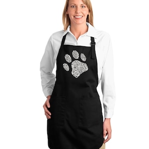 Full Length Dual Pocket Apron - Dog Paw