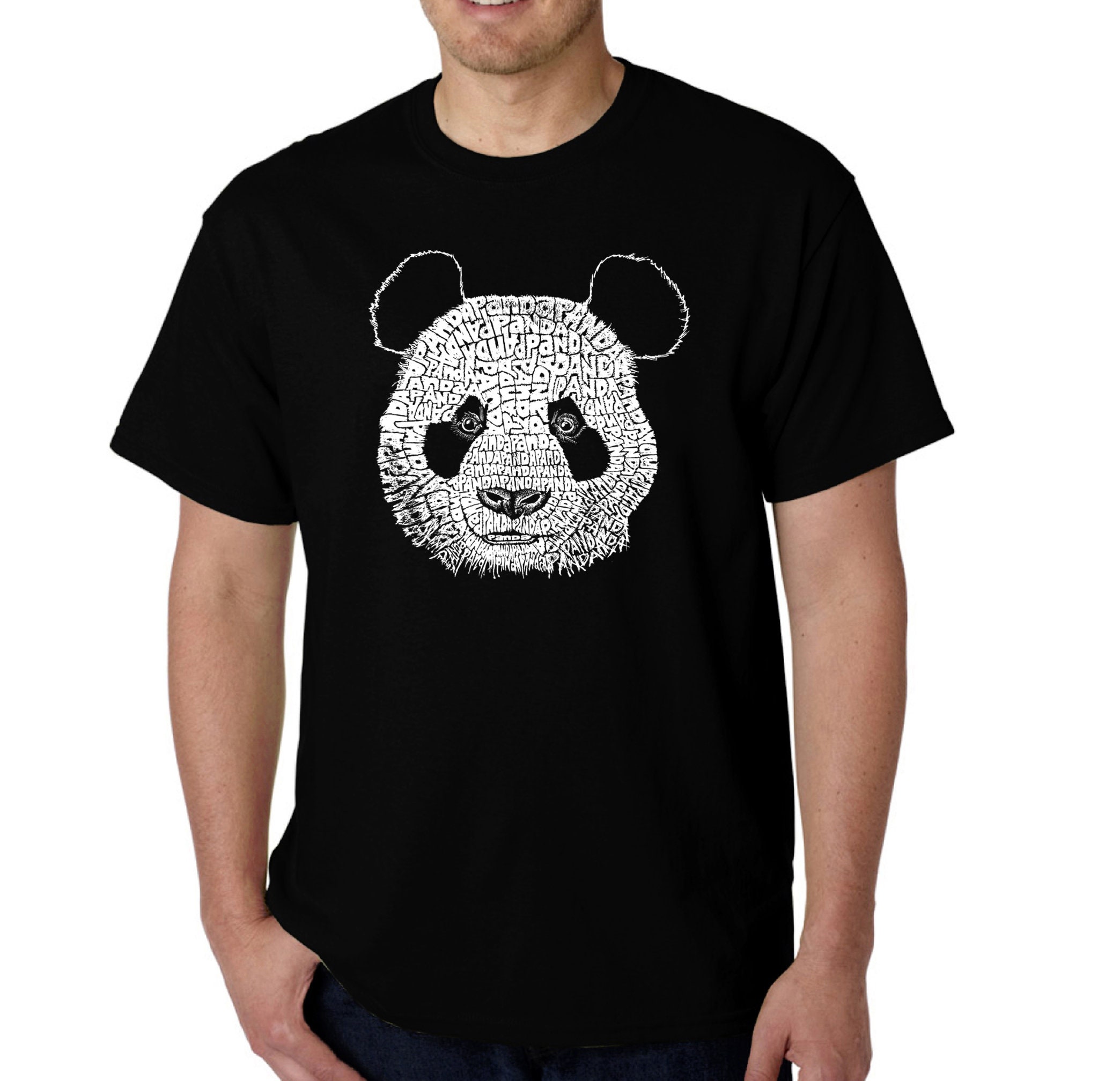 Mens Panda T Shirt - Etsy
