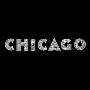 Men&#39;s Hooded Sweatshirt - Chicago - Created using some of Chicago&#39;s most popular neighborhoods