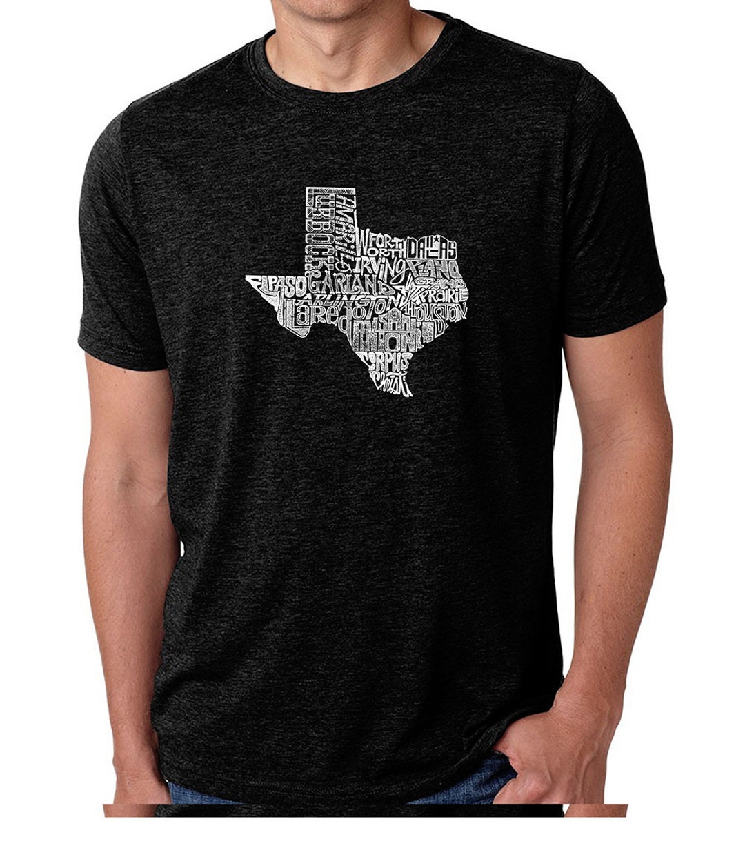 Men's Premium Blend Word Art T-shirt the Great State of Texas - Etsy