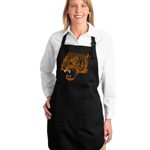 LA Pop Art &quot;Word Art&quot; Full Unisex Apron- Beast Mode