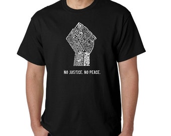 Men's T-shirt - No Justice No Peace