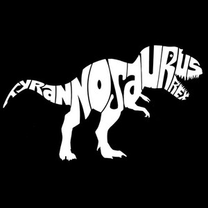 Large Tote Bag - Tyrannosaurus Rex - Created using popular Dinosaur Name