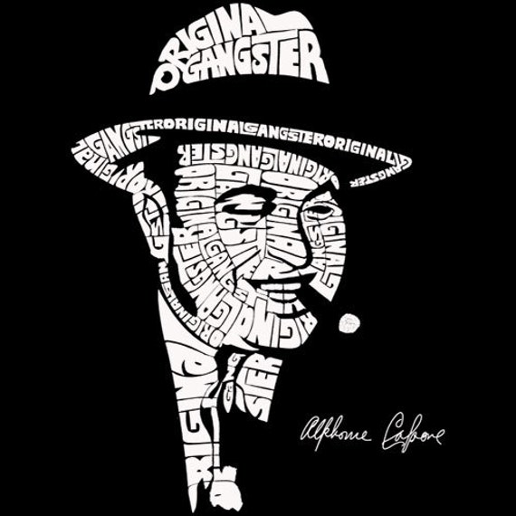 T-shirt- mafia Al Capone ǀ Fajntričko.comc