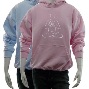 Women&#39;s Hooded Sweatshirt - Created using Popular Yoga Poses