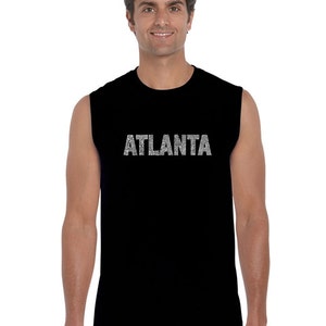 Men&#39;s Sleeveless Shirt - ATLANTA NEIGHBORHOODS