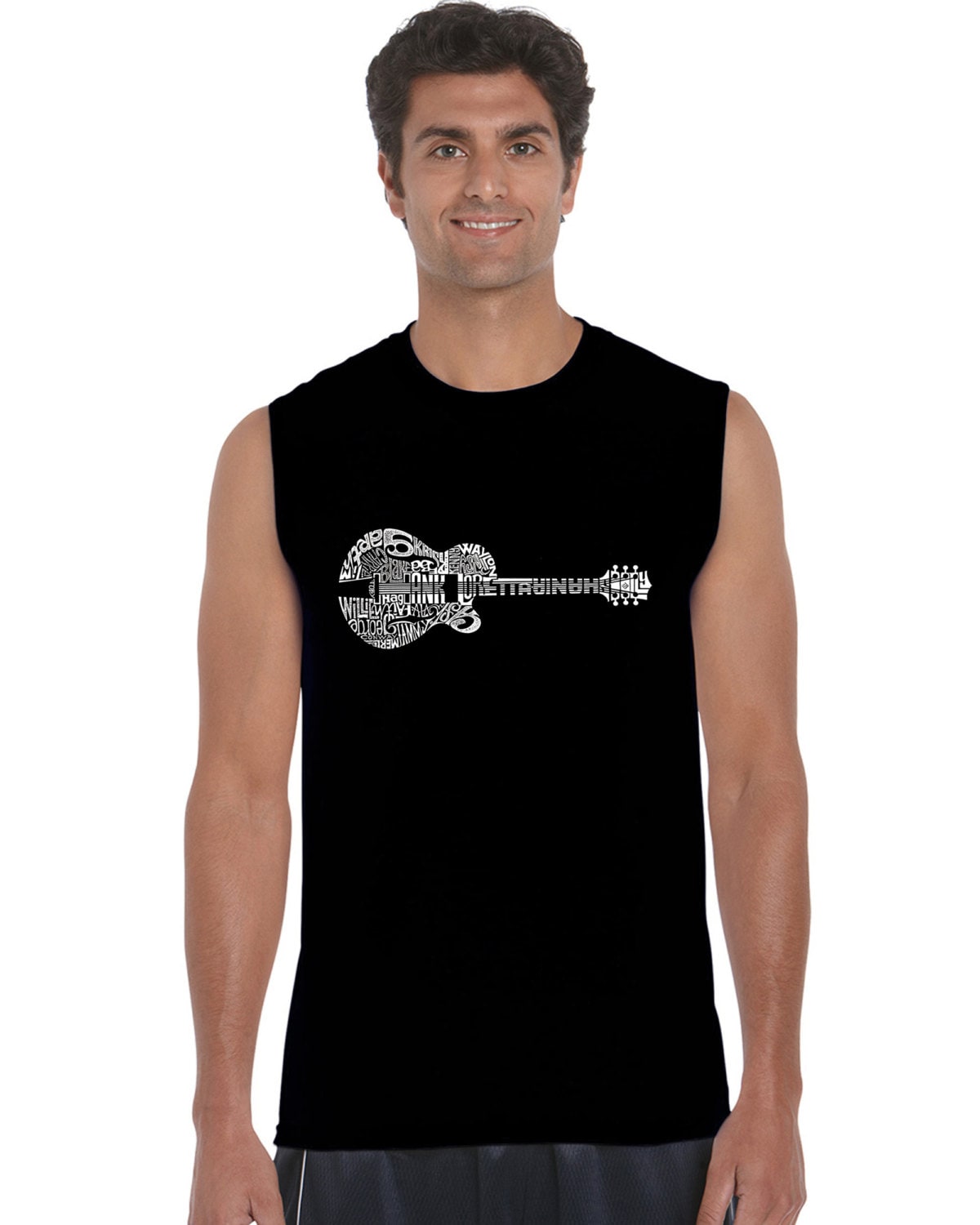 LAD MUSICIAN SLEEVELESS BIG T-SHIRT Muscle Tee - Basic Black – BIG 