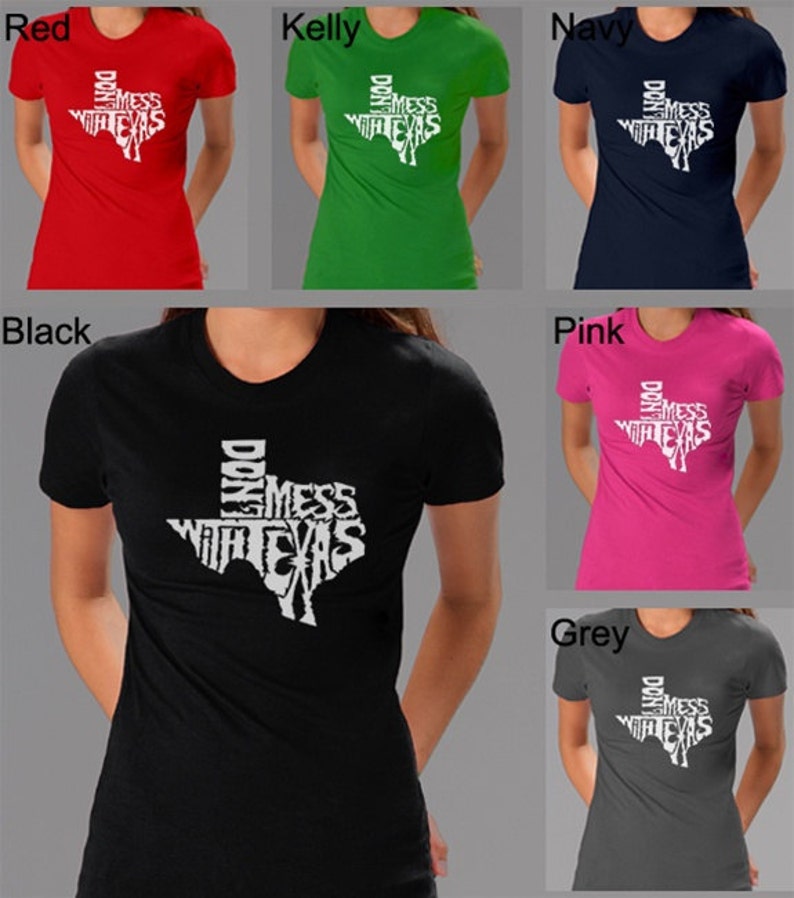 Women's T-shirt Created Using the Words Dont Mess With - Etsy