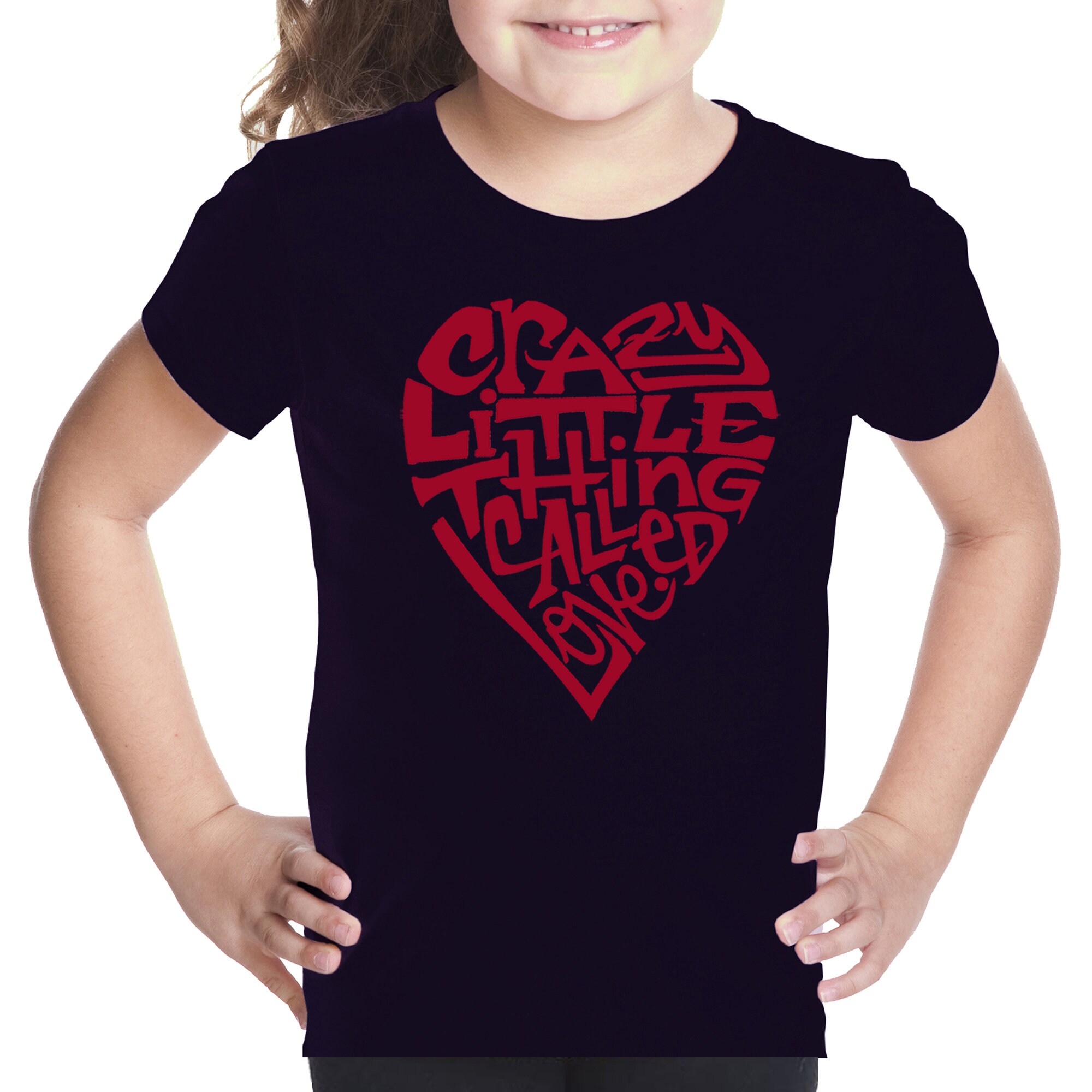 売れ筋商品|||エルエーポップアート Tシャツ トップス レディース Women's Word Art Crazy Little Thing Called Love V-Neck T-Shirt Black il_fullxfull.3836078703_fzoy.jpg