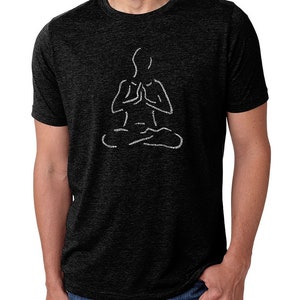 Men's Premium Blend Word Art T-shirt - Popular Yoga Poses