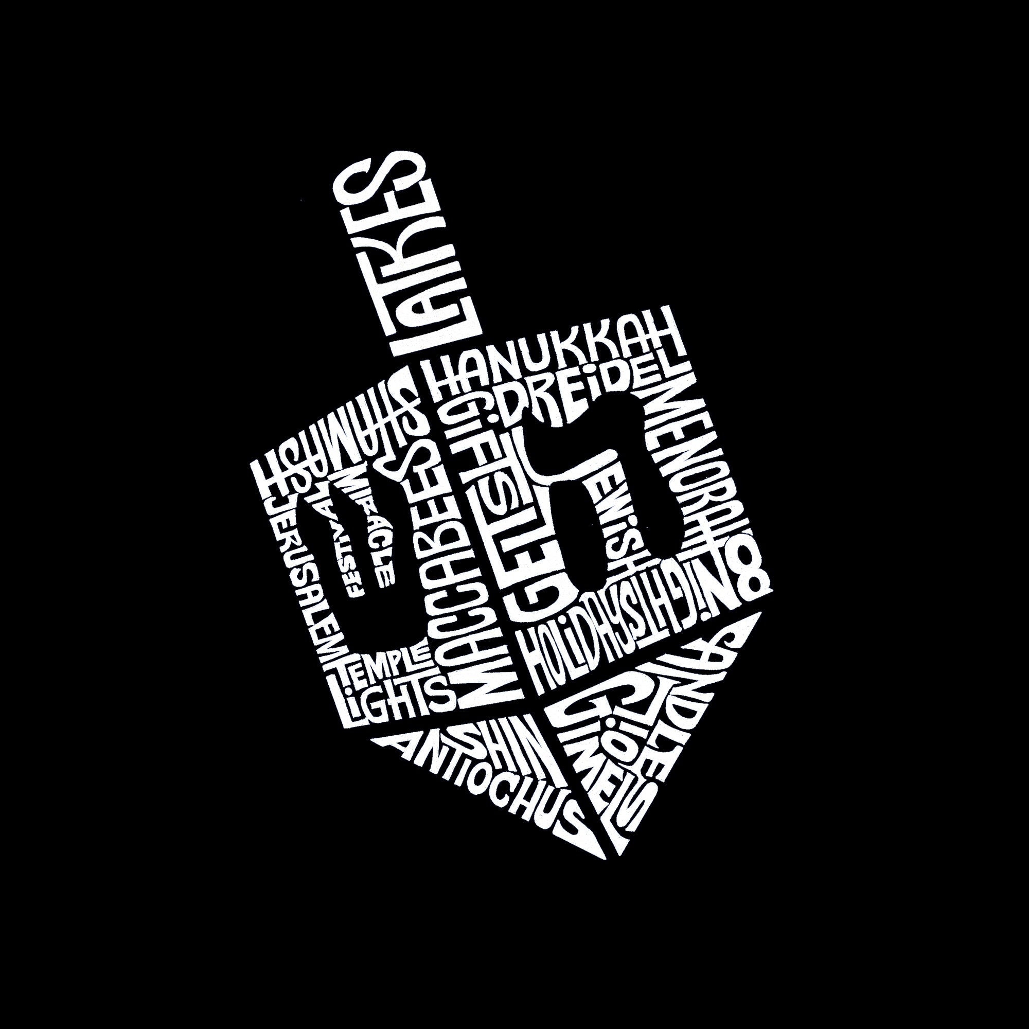 売れ筋商品|||エルエーポップアート カットソー トップス レディース Women's Hanukkah Dreidel Word Art Hooded Sweatshirt Purple il_fullxfull.5162931730_3u3p.jpg