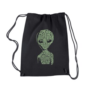 Drawstring Backpack - Alien