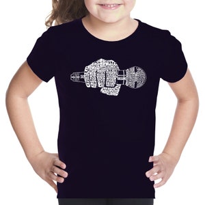 Girl&#39;s Word Art T-shirt -  90&#39;s Rappers