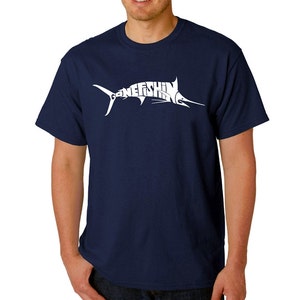 Men&#39;s T-shirt - Marlin - Gone Fishing
