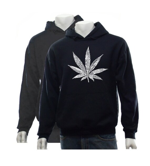 Men's Hooded Sweatshirt - Created Using 50 Different Street