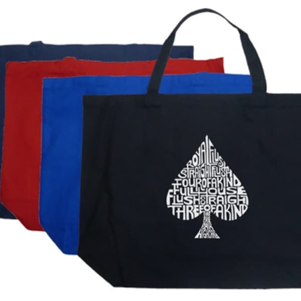 Playing Cards Tote Bag Etsy
