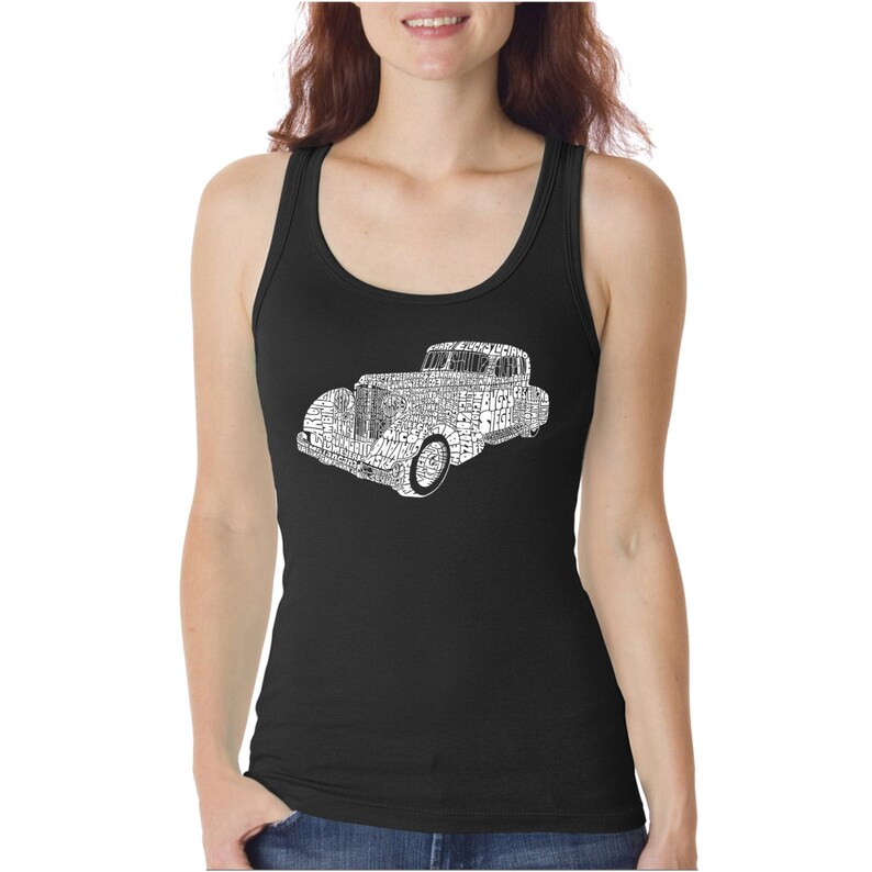 woman beater tank top