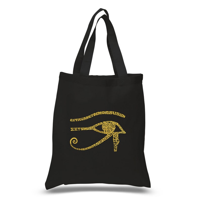 Small Word Art Tote Bag EGYPT Etsy