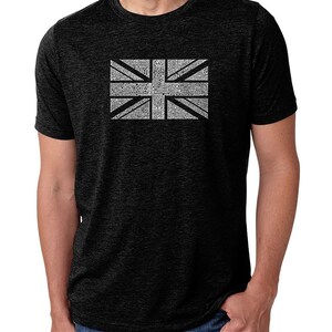 Men&#39;s Premium Blend Word Art T-shirt - Union Jack