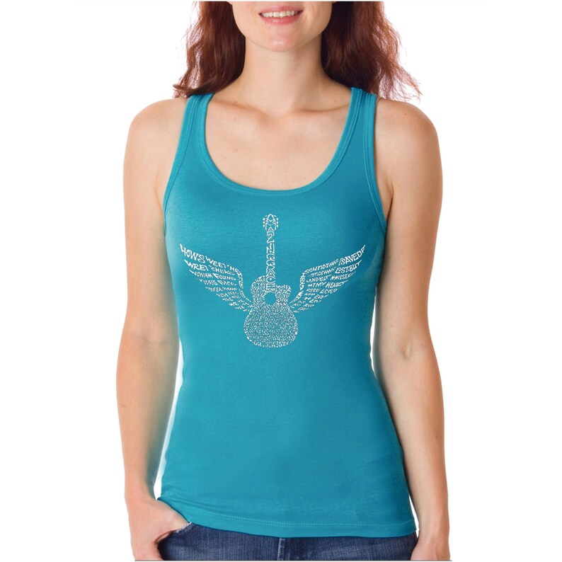 Women's Beater Tank Top Amazing Grace Created using the lyrics to Amazing Grace image 1