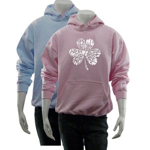 Women&#39;s Hooded Sweatshirt - Created using the words Kiss Me I&#39;m Irish