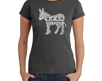 Women's T-shirt - I Vote Democrat