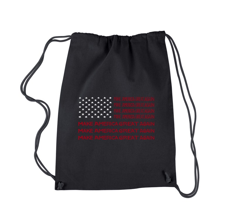 Drawstring Backpack Maga Flag
