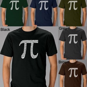 Men&#39;s Tshirt - Created using the first 100 digits of Pi