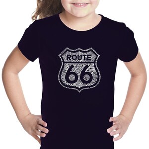 Girl&#39;s T-shirt -Route 66 - Get Your Kicks
