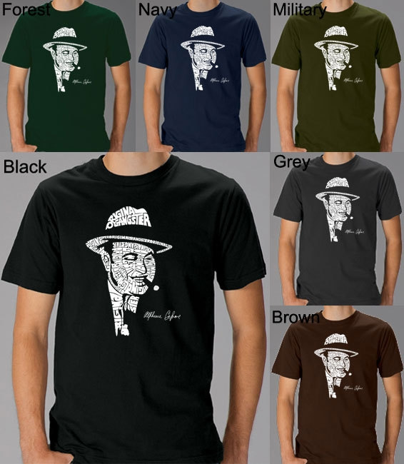 Urban Backwoods Al Capone Classic Portrait Men's T-Shirt - Premium Heavy Cotton Tee - View #14