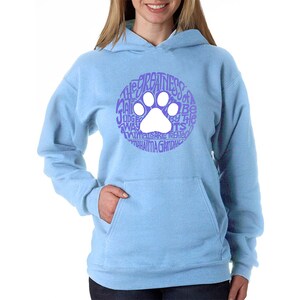 Women&#39;s Hooded Sweatshirt Gandhi&#39;s Quote on Animal Treatment