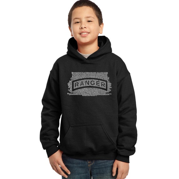 Boy's Hooded Sweatshirt the US Ranger Creed Created | Etsy
