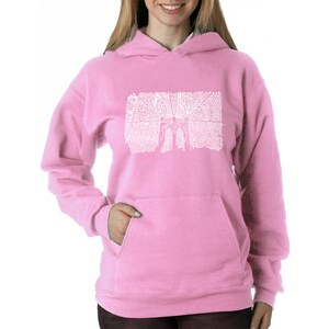 Women&#39;s Hooded Sweatshirt - Brooklyn Bridge created using popular Brooklyn Neighborhoods