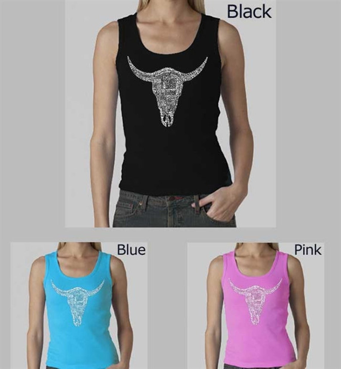 woman beater tank top