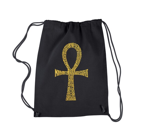 Drawstring Backpack - ANKH - Etsy display picture 3