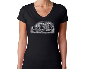 Women's V-neck T-Shirt - Legendary Mobsters