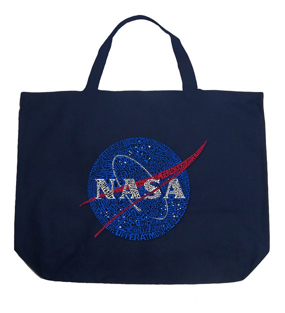 Large Tote Bag Created Out of Nasas Most Notable Missions Etsy