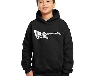 Boy's Hooded Sweatshirt - Master of Puppets Created Out of The Words Master of Puppets