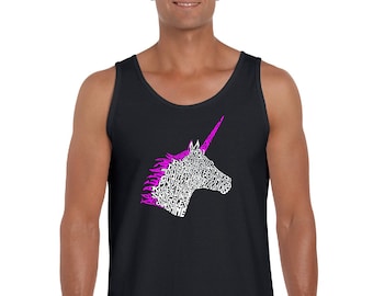 Super Cute Colored Unicorn Horse T-shirt Vest Tank Top Men Women Unisex 2620 