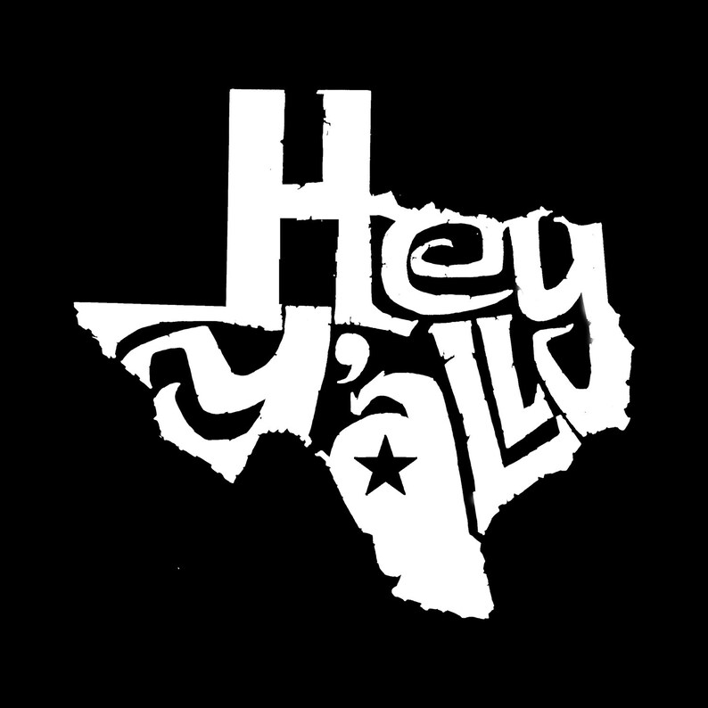 Hey Yall Men/'s Word Art Long Sleeve T-shirt