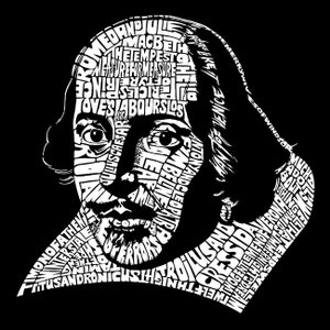 Women's T-shirt Created using The titles of all of William Shakespeare's Comedies & Tragedies image 2