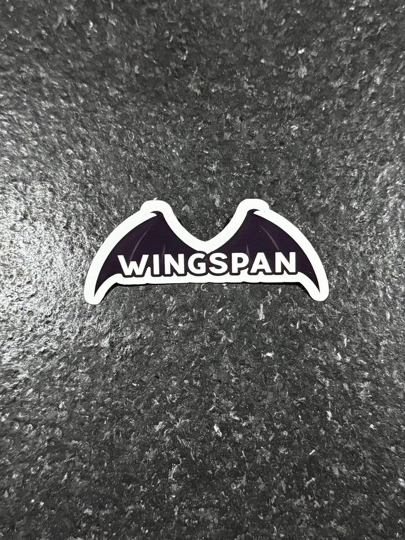 Wingspan Sticker | ACOTAR Inspired Illyrian Bat Wings Decal Bild 1