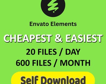 Plantillas de vídeo Envat0 Elements: 1 mes de acceso, 20 descargas diarias (descarga propia).