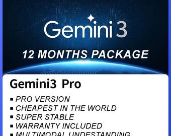 Gemini Pro 12 Months Subscription with 2TB Google Drive Storage