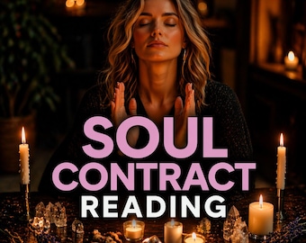 Karmic Soul Contract Psychic Reading, Spiritual Lessons, Relationship Energy, Karma Love Past Life Insight, Same Hour Pdf