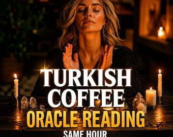 Turkish Coffee Cup Reading, Love and Future Insight, Psychic Reading, Medium Reading, Tarot Bundle, Tasseography, Same Hour Honest Guidance