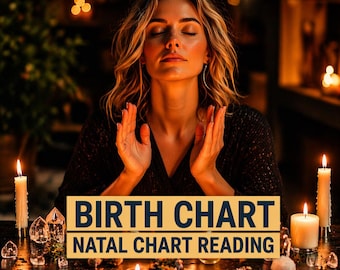 Full Astrological Birth Chart Reading with Psychic and Tarot Insights | Detailed Natal Chart Astrology & Life Guidance | Same Day PDF Report